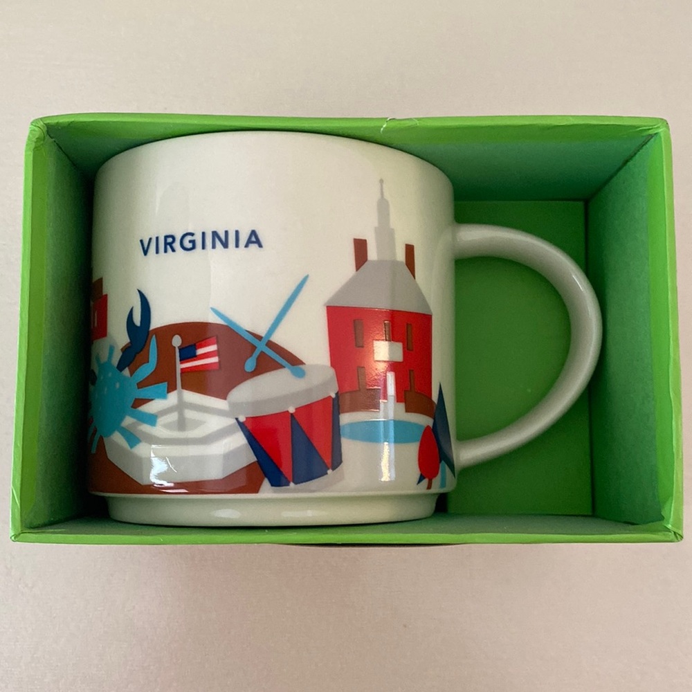 *NIB* Discontinued Virginia Starbucks Full Size Mug - You Are Here Collection